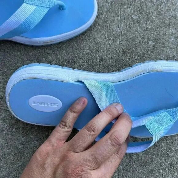 Vans Sandals Blue Women’s Size 7 - Picture 7 of 11